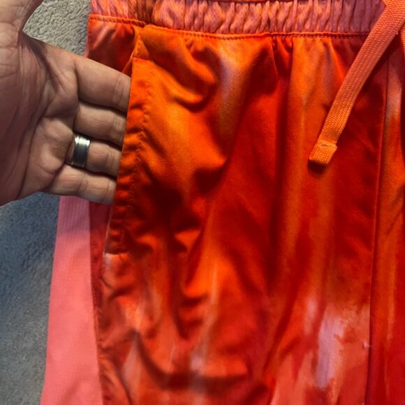 Russell Dri Power 360 2XL(18) Youth Orange Athletic Workout Basketball Shorts - Picture 4 of 8